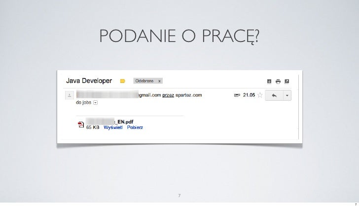How To Be Awesome At A Java Developer Job Interview Confitura 2012