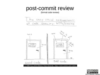post-commit review
(formal code review)
2013 Dariusz Łuksza
 