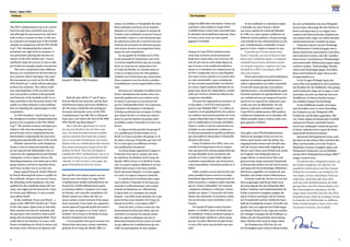 4
Korea / Japan 2001
5
Prefaces The President
Joseph S. Blatter, FIFA President
The FIFA Confederations Cup in its current
form has only been around for four years,
and although the tournament has only been
held on three occasions to date, it will soon
be accepted as an integral part of the football
calendar.In comparison with the FIFAWorld
Cup™, this championship has enjoyed a
prominent role right from its inception. It
was particularly pleasing that the last two
winners of the FIFA World Cup™, France
and Brazil, made the journey to Asia to take
part in this increasingly popular tournament.
This year’s competition had a different
flavour, as it was hosted for the first time by
two countries, Korea and Japan, who used
the tournament as a trial run for the 2002
FIFA World Cup™,which will also take place
in these two countries. The culture, tradi-
tion, and hospitality of the two host coun-
tries were perfect symbols of the goodwill
and fraternity of the football world. Let us
hope and believe that the lessons learnt will
enable us to find solutions to the problems
that are impeding the rapid progress of this
competition.
As FIFA President, I dearly hope to see
the emergence of another championship that
proves to be as popular as the FIFA World
Cup™. The matches in Korea and Japan pro-
vided us with some interesting and unex-
pected results, and re-emphasised the fact
that football is undoubtedly the most fasci-
nating and unpredictable sport in the world.
Nobody expected the world champions,
France, to lose to unfancied Australia, and
no one expected the Indomitable Lions of
Cameroon, the reigning African and Olympic
Champions, to lose to Japan. Mexico, the
defending champions,were below par in their
group matches, and lost to Australia, Korea,
and France on their way to an early exit.
Japan topped Group B, closely followed
by Brazil, allowing both teams to qualify for
the semifinals. Group A was won by France,
the defending world champions, who also
qualified for the semifinals along with Aus-
tralia, who edged out the Koreans by virtue
of a better goal difference. It was certainly
some photo finish!
In the semifinals, France met Brazil – a
repeat of the 1998 FIFA World Cup™ Final.
In the other game, Japan took on Australia.
Both matches were fiercely contested, and
the spectators were treated to some scintil-
lating and uncompromising football. There
could only be two finalists, of course, with
France triumphing over Brazil in Korea, and
the home team victorious on Japanese soil.
Both the play-off for 3rd
and 4th
place,
between Brazil and Australia, and the final
itself between Japan and France thrilled us
all. The many wonderful and exciting per-
formances during the course of the FIFA
Confederations Cup 2001 fill us with great
hope, just a year before the start of the 2002
FIFA World Cup Korea/Japan™.
May I take this opportunity to convey
my sincerest thanks to the two host coun-
tries, who both provided fantastic facilities
and the amenities that made this competi-
tion so successful. Furthermore, my sincere
thanks to the six confederations that ensured
their teams participated, despite all the dif-
ficulties involved. They have all helped to
establish the FIFA Confederations Cup as an
important fixture in the worldwide football
calendar. As well as France, once again, the
game of football has been the winner.
Bien qu’elle existe depuis quatre ans seu-
lement sous cette forme, la Coupe FIFA/
Confédérations semble indéniablement sur
le point de s’établir définitivement après
sa troisième édition. Comparée à la Coupe
du Monde, cette nouvelle compétition s’af-
fichait comme une valeur sûre dès ses
jeunes années et jouit à présent d’une popu-
larité croissante. Cette année, les supporters
auront apprécié la grande qualité des partici-
pants venus au Japon et en Corée “sous la
houlette” de la France et du Brésil, les deux
derniers champions du monde.
C’est la première fois que le tournoi s’est
disputé dans deux pays, comme répétition
générale de la Coupe du Monde 2002. La
culture, la tradition et l’hospitalité des deux
hôtes asiatiques ont laissé sur les matches
disputés en Corée et au Japon la marque de
l’amitié et de la solidarité au sein de l’univers
du football. J’espère et crois fermement que
les expériences tirées de ce tournoi nous per-
mettront de surmonter les obstacles qui peu-
vent encore entraver une progression dyna-
mique de cette compétition.
En ma qualité de Président de la FIFA,
je suis persuadé de l’importance que revêt
ce tournoi supplémentaire qui, par sa popu-
larité, ne craint pas la comparaison avec
la Coupe du Monde. Les matches joués en
Corée et au Japon nous ont valu quelques
résultats aussi intéressants que surprenants.
Nous constatons une fois de plus combien
le football peut s’avérer imprévisible et fasci-
nant.
Personne ne s’attendait à la défaite de la
France championne du monde contre une
Australie quelque peu sous-estimée avant
le match, et personne ne pouvait prévoir
que les “indomptables lions” du Cameroun,
champions olympiques et champions
d’Afrique perdraient face au Japon. Le Mexi-
que, tenant du titre, n’a même pas réussi à
passer le cap des matches de groupe après
ses défaites contre l’Australie, la Corée et la
France.
Le Japon termina premier du groupe B
et se qualifia pour la demi-finale avec le
Brésil. La France, première du groupe A, fit
de même, ainsi que l’Australie, qui vint coif-
fer la Corée grâce à la différence de buts -
une qualification de justesse!
Les demi-finales opposèrent le Japon et
l’Australie d’un côté et, comme une sorte
de répétition, les finalistes de la Coupe du
Monde 1998 la France et le Brésil de l’autre
côté. Les quatre équipes affichèrent un foot-
ball de haut niveau, et les deux matches
furent âprement disputés. La France gagna
en Corée et le Japon s’imposa à domicile.
Le match pour la troisième place oppo-
sant le Brésil à l’Australie fut lui aussi pas-
sionnant et enthousiasmant, tout comme
la finale de Yokohama où s’affrontèrent
le Japon hôte et le champion du monde
français - une belle avant-première de ce qui
pourrait bien nous attendre à la Coupe du
Monde de la FIFA, Corée/Japon 2002TM
.
Avant de clore, je tiens à remercier cha-
leureusement les deux pays hôtes, qui ont
contribué à la réussite du tournoi autant
dans ses aspects techniques que par la
dimension humaine de leur action. Je remer-
cie par ailleurs les Confédérations qui ont
veillé à la participation de leurs équipes
malgré les difficultés rencontrées. Toutes ont
contribué à bien établir la Coupe FIFA/
Confédérations comme date essentielle dans
le calendrier du football international.Outre
la France, nous avons un autre grand
gagnant: le football.
Aunque la Copa FIFA/Confederaciones
existe bajo su forma actual únicamente
desde hace cuatro años, tras su tercera edi-
ción de este año no existe duda alguna de
que el torneo se ha establecido definitiva-
mente en el calendario de competiciones de
la FIFA. Comparado con la Copa Mundial,
este nuevo torneo alcanzó ya en pocos años
un valor inestimable, y goza actualmente
de una creciente popularidad. Los hinchas
en Corea y Japón pudieron disfrutar de un
grupo muy ilustre de competidores, encabe-
zados por Francia y Brasil, los últimos dos
campeones mundiales.
El torneo fue organizado por primera vez
en dos países, y sirvió de ensayo general
para la Copa Mundial 2002™. La cultura, la
tradición y la hospitalidad de los dos anfitrio-
nes asiáticos marcaron los partidos en Corea
y Japón, disputados bajo el signo de la amis-
tad y la solidaridad en el mundo del fútbol.
Espero y confío en que las experiencias acu-
muladas en esta competición conduzcan a
la solución apropiada de aquellos problemas
que aún pudieran obstaculizar el desarrollo
dinámico del torneo.
Como Presidente de la FIFA, estoy con-
vencido de la importancia de un campeo-
nato que goza de la misma popularidad que
la Copa Mundial. En los encuentros dis-
putados en Corea y Japón hubo algunos
resultados sorprendentes, que demuestran
cuán sorprendente y fascinante puede ser el
fútbol.
Nadie contaba con una derrota del cam-
peón mundial Francia contra la escuadra
australiana, ligeramente menospreciada en
dicho encuentro, y tampoco nadie esperaba
que los “leones indomables” de Camerún
-campeones olímpicos y africanos- fueran
batidos por Japón. Y el poseedor del título
México fue eliminado en la primera ronda,
tras sus derrotas contra Australia, Corea y
Francia.
En el grupo B, Japón ocupó el primer
puesto y se clasificó, junto con Brasil, para
las semifinales. Francia encabezó el grupo A,
y Australia logró clasificarse a duras penas
gracias a la mejor diferencia de goles frente
a Corea. ¡Por cierto, una decisión muy ajus-
tada!
En las semifinales se enfrentaron Japón
y Australia, así como Francia y Brasil -
una nueva edición de la final del Mundial
de 1998. Los cuatro equipos exhibieron un
fútbol de muchos quilates y de gran entrega,
convirtiendo los dos enfrentamientos en cho-
ques verdaderamente combatidos. Francia
ganó en Corea, y Japón se impuso en casa.
El partido por el tercer puesto entre
Brasil y Australia, así como la final en Yoko-
hama entre el anfitrión Japón y el campeón
mundial Francia fueron asimismo encuen-
tros de gran suspenso, y auguran una Copa
Mundial de la FIFA Corea/Japón 2002™
muy emocionante.
Deseo aprovechar esta oportunidad para
expresar mi máximo agradecimiento a
ambos organizadores por haber cimentado
el éxito del torneo gracias a una óptima
infraestructura y una hospitalidad sin igual.
Extiendo asimismo mi agradecimiento a las
seis confederaciones por asegurar la partici-
pación de sus respectivos campeones, pese
a toda una serie de dificultades. De esta
manera, todos han contribuido a que la
Copa FIFA/Confederaciones 2001 pudiera
establecerse finalmente en el calendario del
fútbol mundial. Junto a Francia, hubo otro
gran ganador: el fútbol.
Zwar gibt es den FIFA/Konföderationen-
Pokal in der heutigen Form erst seit vier
Jahren, doch bereits nach der dritten Aus-
tragung bestehen kaum noch Zweifel, dass
sich das Turnier schon bald endgültig eta-
blieren wird. Dieser neue Wettbewerb wurde
im Vergleich zum Weltpokal schon in
jungen Jahren zu einem festen Wert und
geniesst heute stetig wachsende Popularität.
In diesem Jahr durften sich die Fans in Korea
und Japan auf ein hochkarätiges Teilnehmer-
feld freuen, angeführt von Frankreich und
Brasilien, den beiden letzten Weltmeistern.
Erstmals wurde das Turnier in zwei Län-
dern ausgetragen und diente dabei auch
als Generalprobe für den Weltpokal 2002.
Kultur, Tradition und Gastfreundschaft der
beiden asiatischen Gastgeber prägten die
Spiele in Korea und Japan, die im Zeichen
der Freundschaft und der Solidarität inner-
halb der Fussballwelt standen. Ich hoffe und
glaube, dass wir aufgrund der Erfahrungen
aus diesem Turnier in der Lage sein werden,
die richtigen Lösungen für die Probleme zu
finden, die der dynamischen Entwicklung
dieses Wettbewerbs noch im Wege stehen.
Als Präsident der FIFA bin ich von
derWichtigkeit einer weiteren Meisterschaft,
die sich an Beliebtheit mit dem Weltpokal
messen kann, überzeugt. Bei den Partien in
Korea und Japan kam es zu einigen inter-
essanten und überraschenden Ergebnissen,
was einmal mehr zeigte, wie unberechenbar
und faszinierend der Fussball sein kann.
Niemand rechnete mit der Niederlage
des Weltmeisters Frankreich gegen das in
diesem Spiel leicht unterschätzte Australien,
und niemand erwartete, dass die “unzähm-
baren Löwen” aus Kamerun, Olympiasieger
und amtierender Afrikameister, gegen Japan
verlieren würden. Titelverteidiger Mexiko
schied nach Niederlagen gegen Australien,
Korea und Frankreich sogar schon in den
Gruppenspielen aus.
In der Gruppe B belegte Japan den
ersten Platz und qualifizierte sich zusammen
mit Brasilien für das Halbfinale. Dies gelang
auch Frankreich, Sieger der Gruppe A, und
Australien, das sich nur dank der besseren
Tordifferenz vor Korea schieben konnte –
eine denkbar knappe Entscheidung!
In den Halbfinals standen sich Japan
und Australien sowie in einer Neuauflage
des Endspiels um den Weltpokal 1998
Frankreich und Brasilien gegenüber. Alle
vier Teams zeigten hochstehenden Fussball
und grossen Einsatz, und beide Partien
waren hart umkämpft. Frankreich gewann
in Korea, während sich in Japan die Heim-
mannschaft durchsetzen konnte.
Spannend und begeisternd waren auch
das Spiel um den dritten Platz zwischen Bra-
silien und Australien sowie das Finale in
Yokohama zwischen Gastgeber Japan und
Weltmeister Frankreich, was im Hinblick
auf den FIFA-Weltpokal Korea/Japan 2002TM
einiges erwarten lässt.
Ich möchte diese Gelegenheit nutzen, um
den beiden Gastgebern, die mit einer ein-
wandfreien Infrastruktur und ihrer Freund-
lichkeit den Grundstein zum Erfolg des Tur-
niers legten, meinen aufrichtigen Dank aus-
zusprechen. Ausserdem gilt mein Dank
auch den sechs Konföderationen, die dafür
gesorgt haben, dass ihre Mannschaften trotz
aller Schwierigkeiten teilnahmen. Sie alle
trugen damit wesentlich dazu bei, den FIFA/
Konföderationen-Pokal als wichtigen Termin
im Kalender des Weltfussballs zu etablieren.
Neben Frankreich gab es damit einen weite-
ren grossen Gewinner: den Fussball.
 