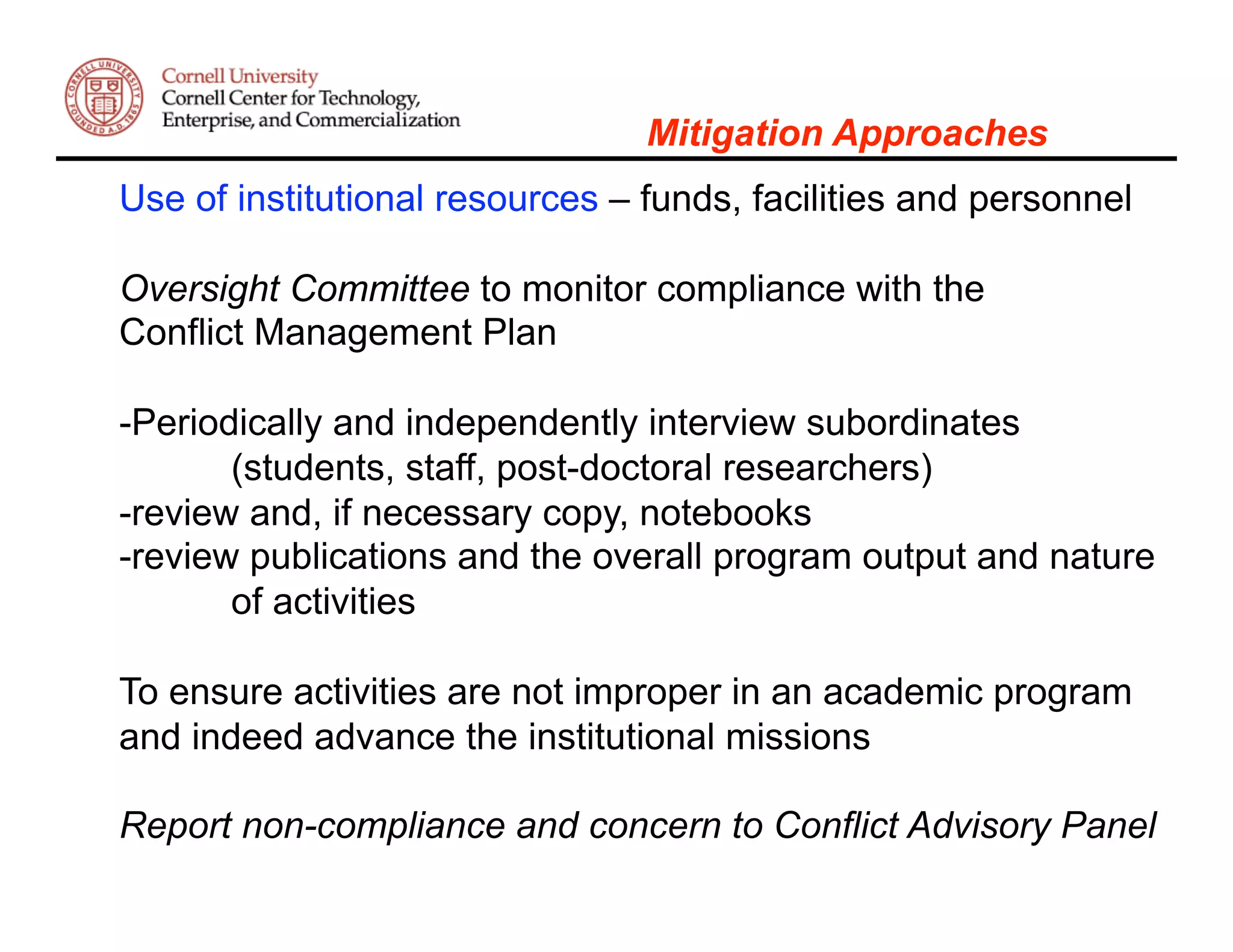 Alan Paau: Intellectual Property & Conflict Management in Academic Institutions