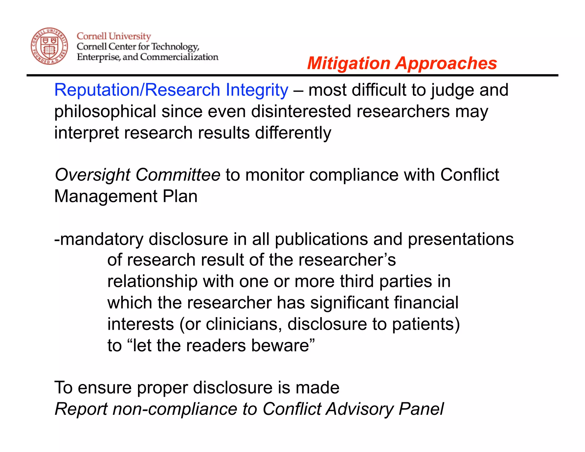 Alan Paau: Intellectual Property & Conflict Management in Academic Institutions