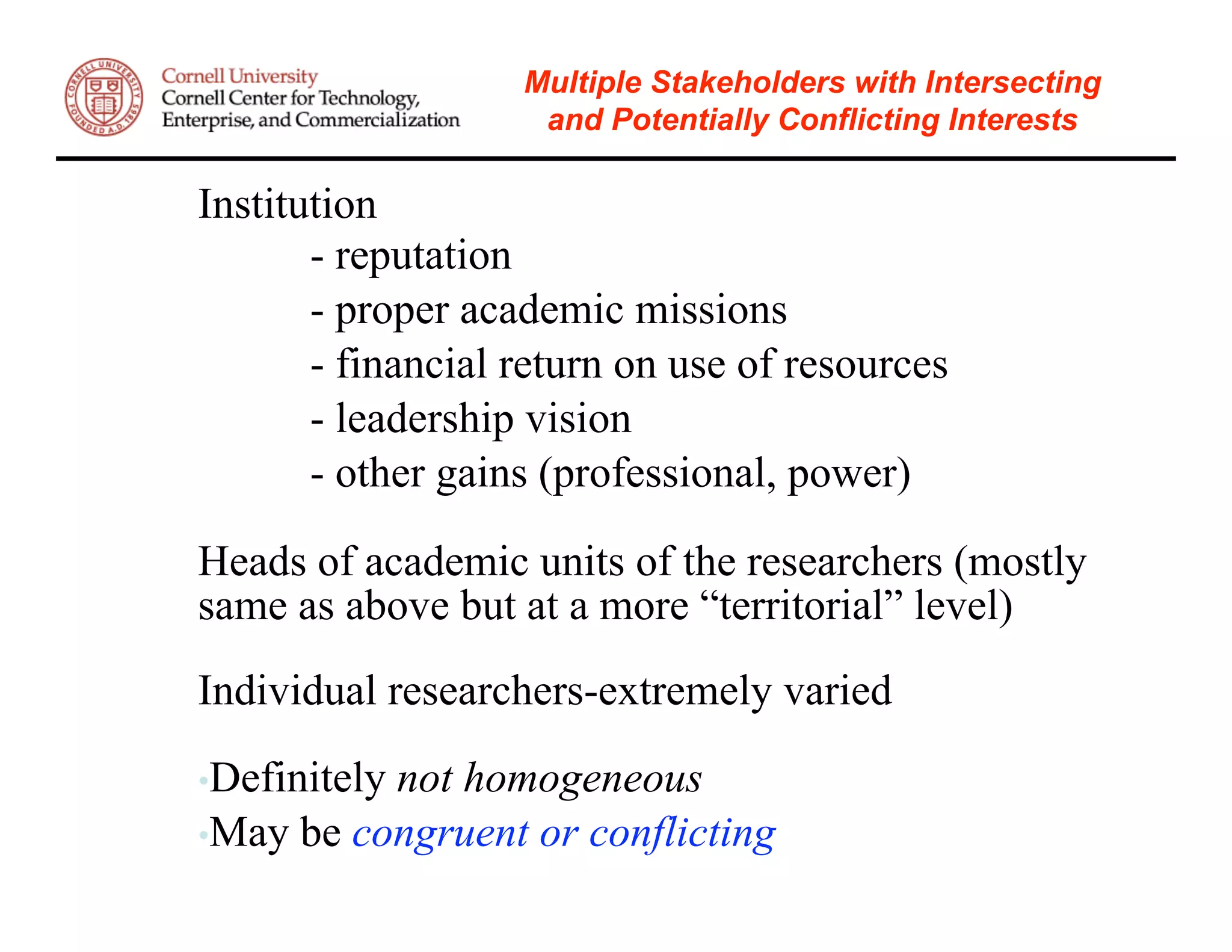 Alan Paau: Intellectual Property & Conflict Management in Academic Institutions