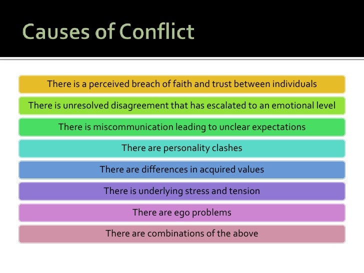 The Cause Of Social Conflicts Causes Of