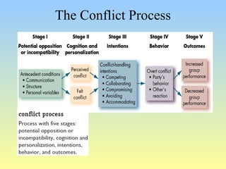 The Conflict Process 
 