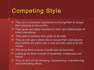 Conflict Process | PPT