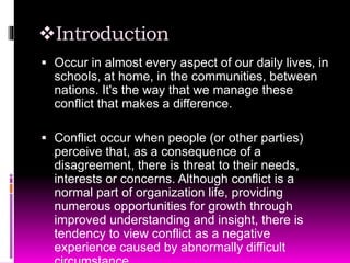 Conflict | PPTX