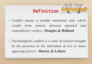 Conflict- Psychology | PPT