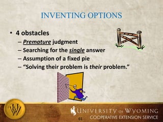 Do put yourself in their shoes – (What are they feeling?  Why? What are their needs?)
