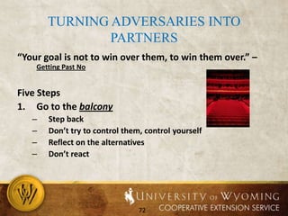 Invent options for mutual gain