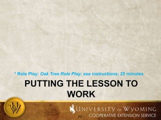 Discuss Issues, InterestsAddress the problem before the answer.Look forward, not back.Be concrete on facts, interests, issuesBe flexible on position.Be hard on the problem – soft on people