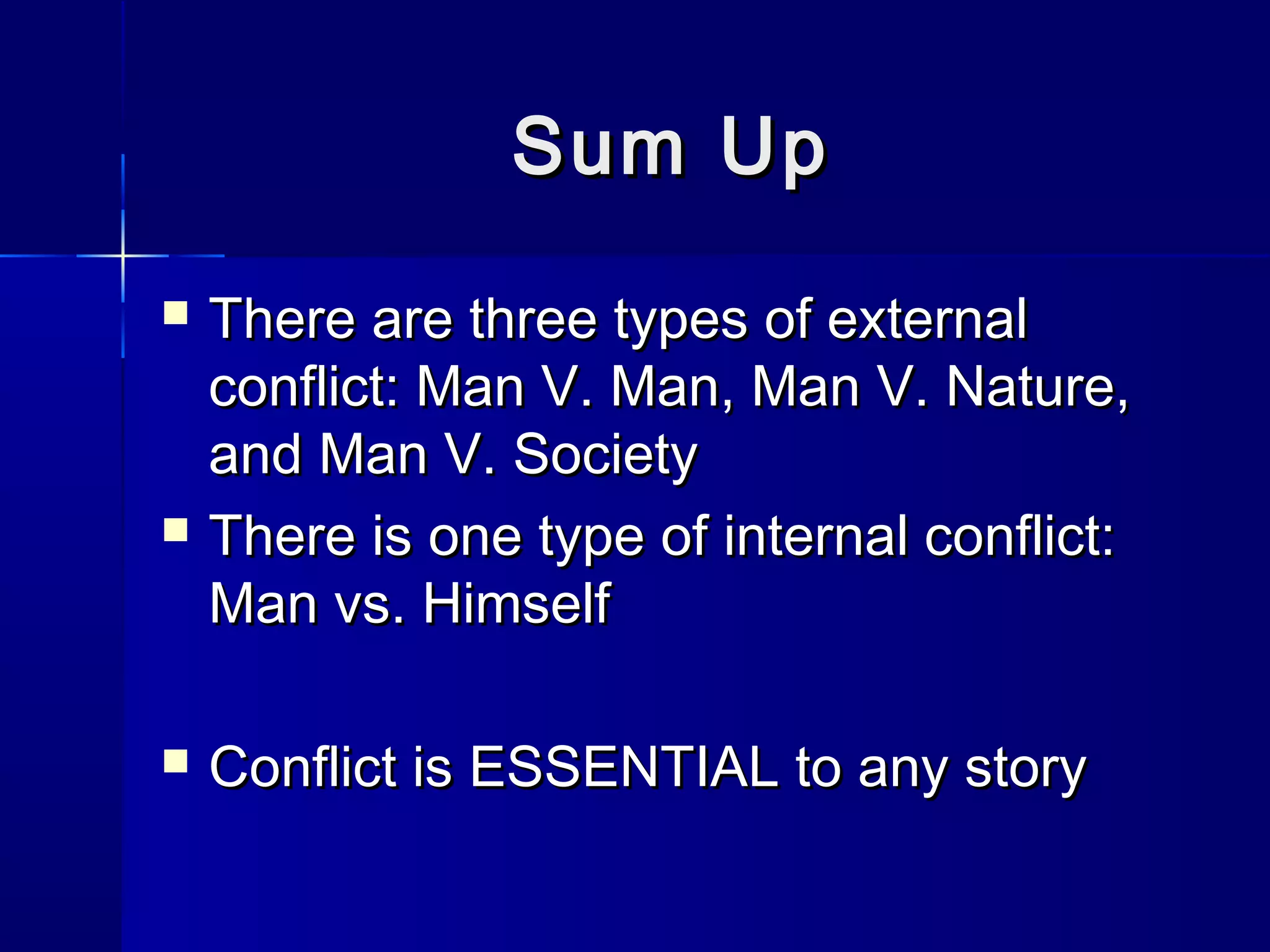Conflict in literature | PPT