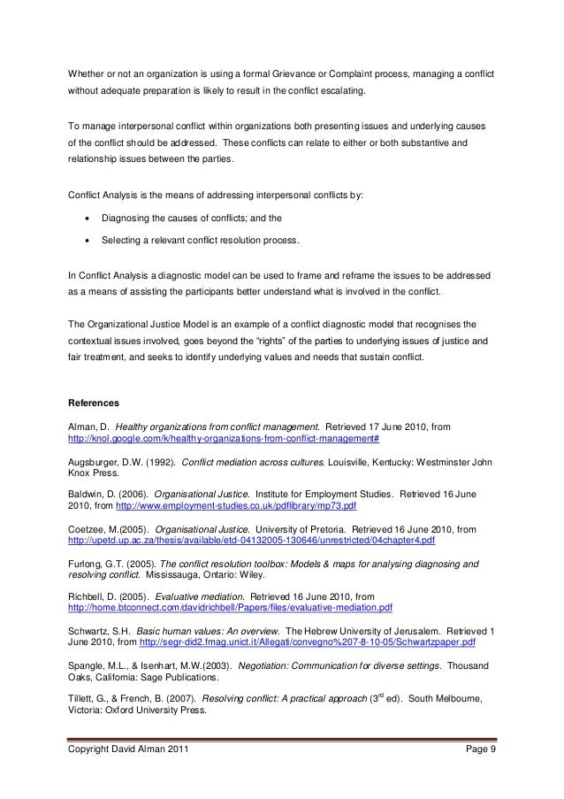 Dissertation organisational justice