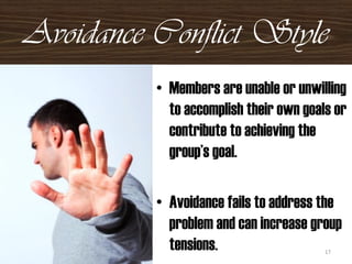 Group Avoidance Cohesion and Conflict | PDF