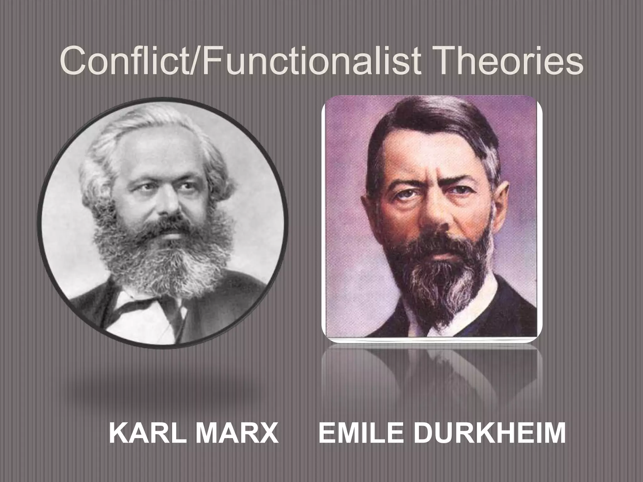 Conflict and functionalist theory | PPTX