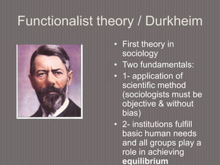 Conflict And Functionalist Theory Pptx