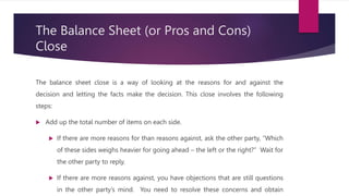 Conflict and Negotiation skills training | PPTX