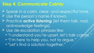Conflict De- Escalation Procedures and seminar.pptx