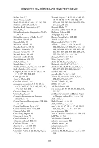 Conflicted Democracies and Gendered Violence: The Right to Heal