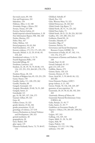 Conflicted Democracies and Gendered Violence: The Right to Heal