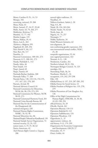 Conflicted Democracies and Gendered Violence: The Right to Heal