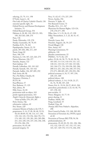 Conflicted Democracies and Gendered Violence: The Right to Heal