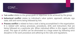 Conflict & its types | PPTX