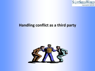 Handling conflict as a third party
 