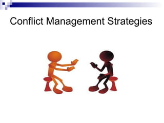 Conflict Management Strategies
 