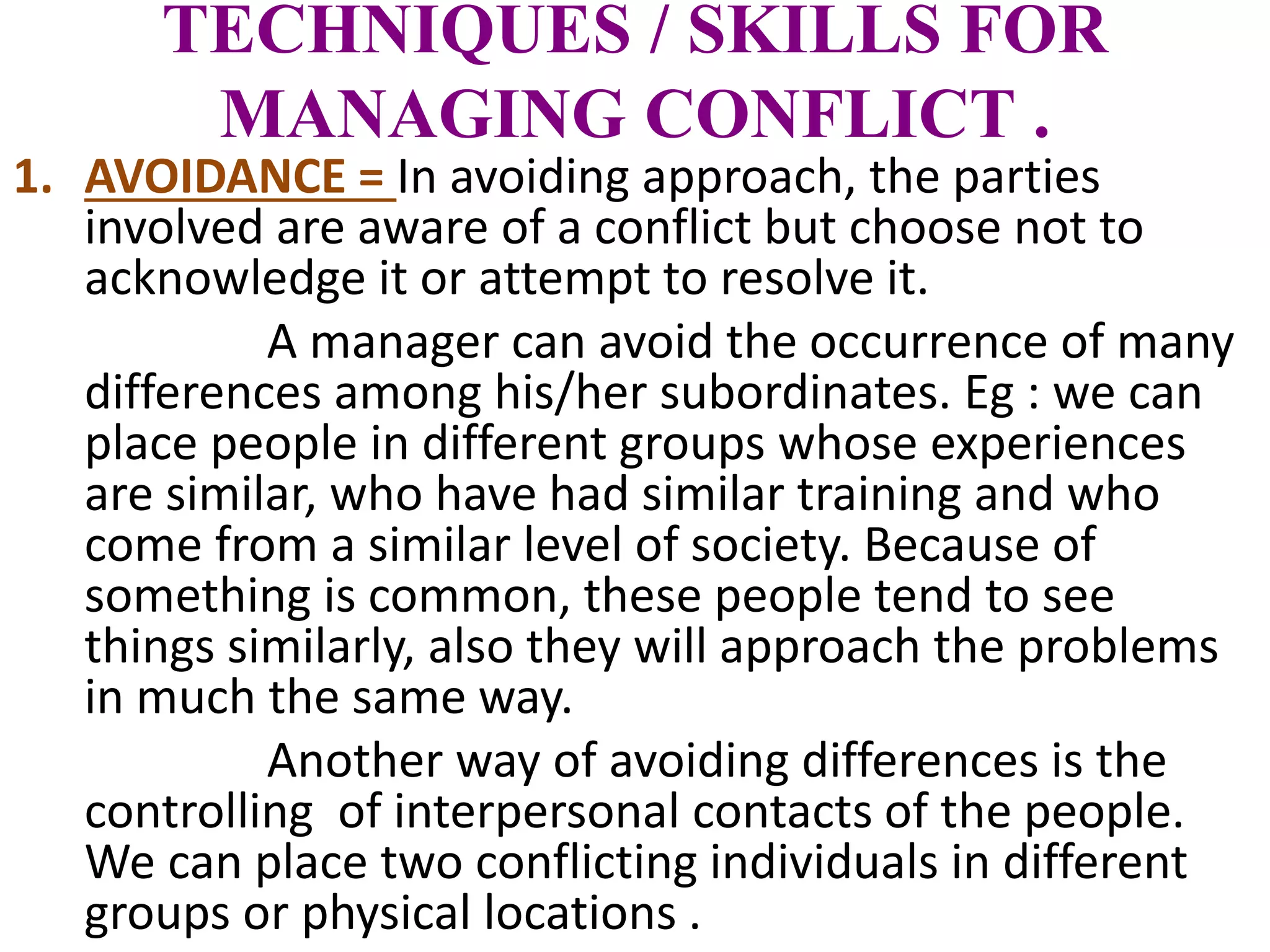 Conflict management in Nursing | PPTX