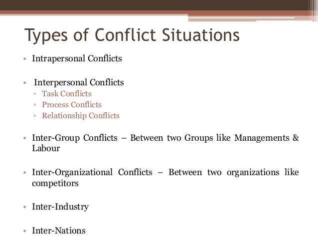 Conflict management