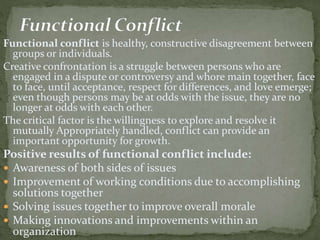 Conflict management in Business | PPTX