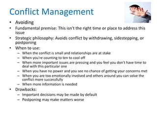 Conflict management | PPTX