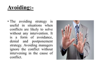 Avoiding Strategy Conflict management & Desciplinary Action.pptx