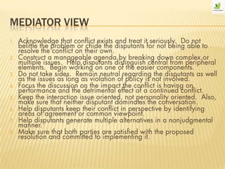 MEDIATOR VIEW
 