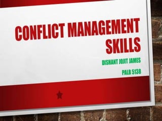 ORGANISATIONAL
BEHAVIOUR
CONFLICT AND
TYPES OF CONFLICT
 