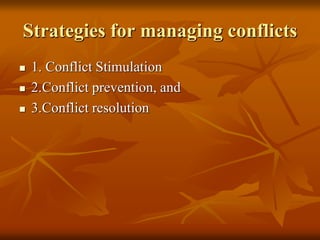 Conflict management skills | PPTX