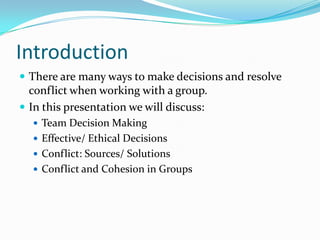 Conflict mgt & resolution | PPTX