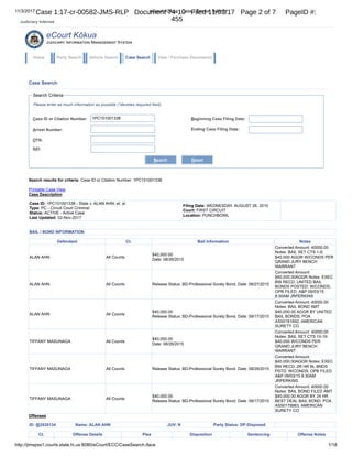 1
2
3
4
5
6
7
8
9
10
11
12
13
14
15
16
17
18
19
20
21
22
23
24
25
RALPH ROSENBERG COURT REPORTERS, INC.
Honolulu, Hawaii (808) 524-2090
12
Grand Jury indictments -- Grand Juries. Who the
suspects they were looking at.
At one time, she gave him the name of a -- I
don't know what the difference is between a confidential
informant or a cooperating witness. She released the
name to him. It's somebody that I know that I actually
had previously been really good friends with, but had a
big falling out with as far as business-wise. And when
that information came to me, I mean -- I mean, I have a
background in working in law offices as a legal
investigator or paralegal. I mean, I've worked on
murder cases, assaults, personal injury, accidents
cases, stuff like that. So, I kind of know some stuff.
And it just blew me away to know that she would
go as far as releasing the name of a CI when I know that
people can get murdered for that.
Q. Did you hear her tell Myles --
A. No.
Q. -- the name?
A. No, I did not.
Q. How did you get the information?
A. Myles gave me the name and said that this
person -- if you want me to mention the name, it's Glenn
Haraguchi was cooperating in my case.
And personally, I just took it as her trying to
Case 1:17-cr-00582-JMS-RLP Document 74-5 Filed 11/03/17 Page 13 of 53 PageID #:
375
 