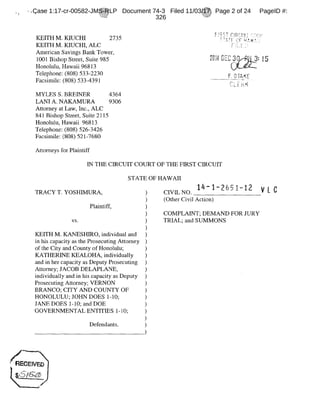 Case 1:17-cr-00582-JMS-RLP Document 74-3 Filed 11/03/17 Page 2 of 24 PageID #:
326
 