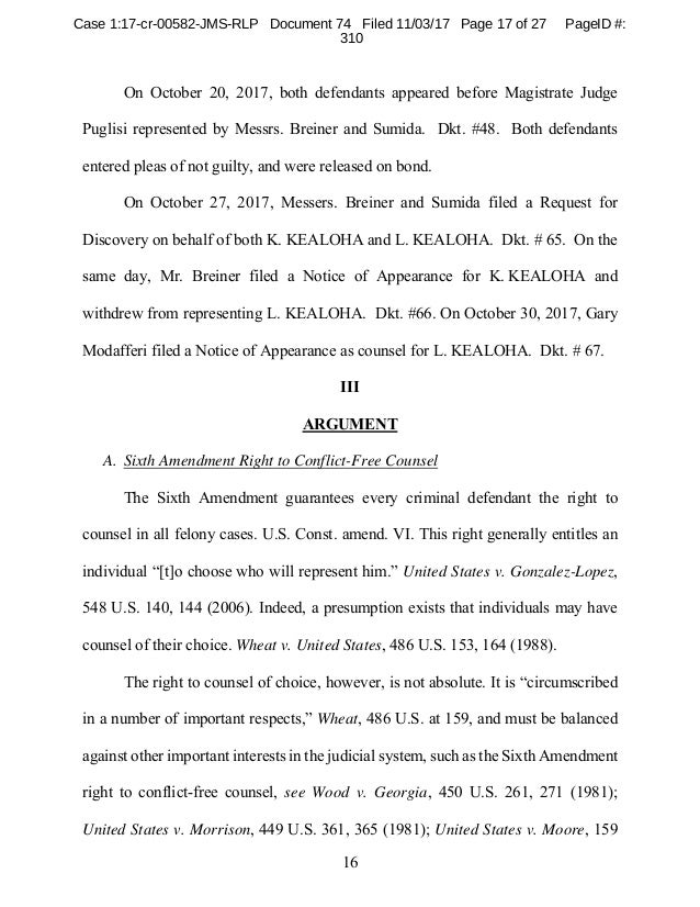 Motion To Disqualify