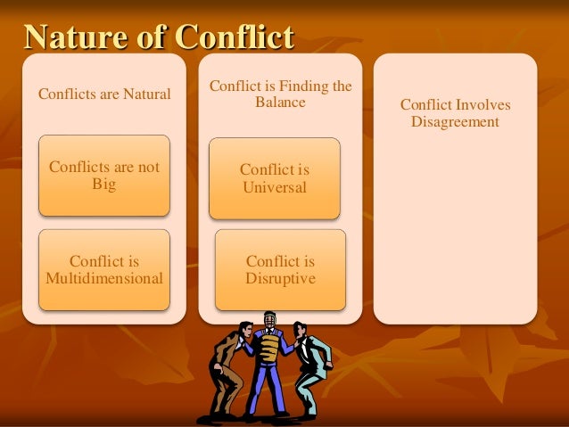 Cyclops Rettidig Blinke conflict and types of conflict