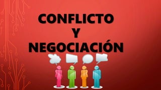 CONFLICTO
Y
NEGOCIACIÓN
 