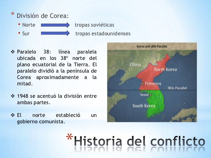 Corea Del Norte Y Corea Del Sur Historia Del Conflicto - Servicio De ...
