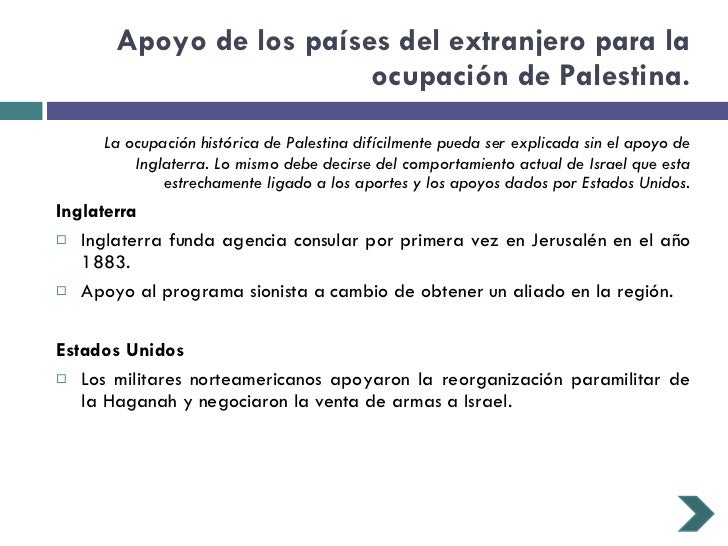 Conflicto árabe israelí