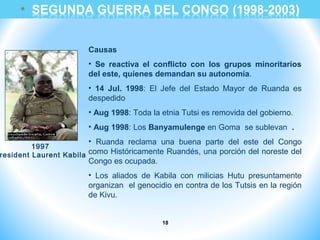 Conflicto República Democrática del Congo