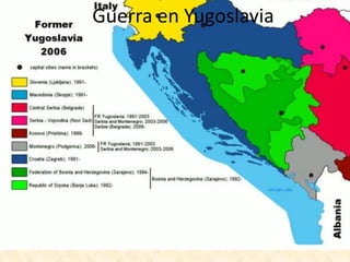 Guerra en Yugoslavia
 