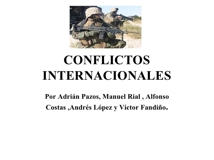 Conflictos Internacionales