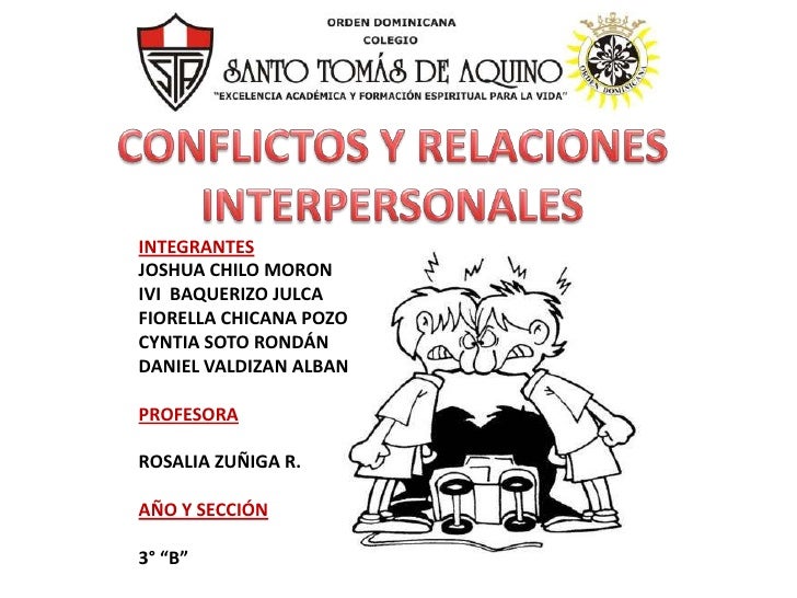 Conflictos interpersonales