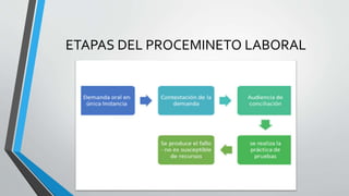 ETAPAS DEL PROCEMINETO LABORAL
 