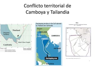 Conflicto territorial de
 Camboya y Tailandia
 